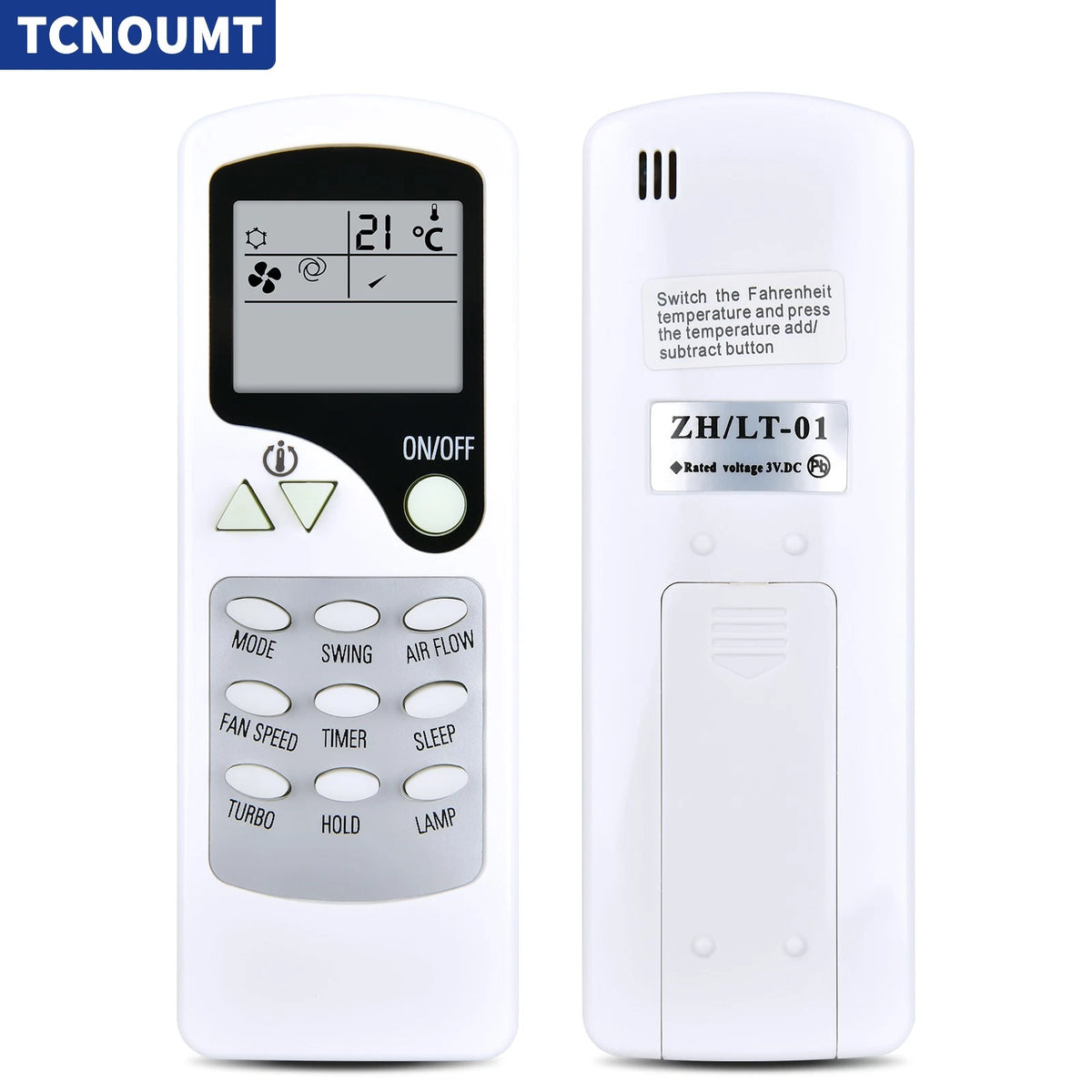Remote Control For Quietside Amcoraire Duo AC ZHF/LT-01 ZH/LT-01 ℉⇄℃