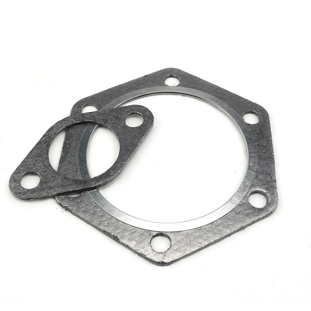 For EZGO 2 Cycle Gas Golf Cart 1980-88 Top End Gasket Set Cylinder, Head,Exhaust