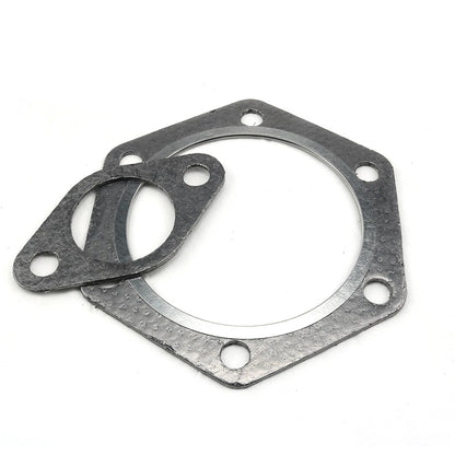 For EZGO 2 Cycle Gas Golf Cart 1980-88 Top End Gasket Set Cylinder, Head,Exhaust