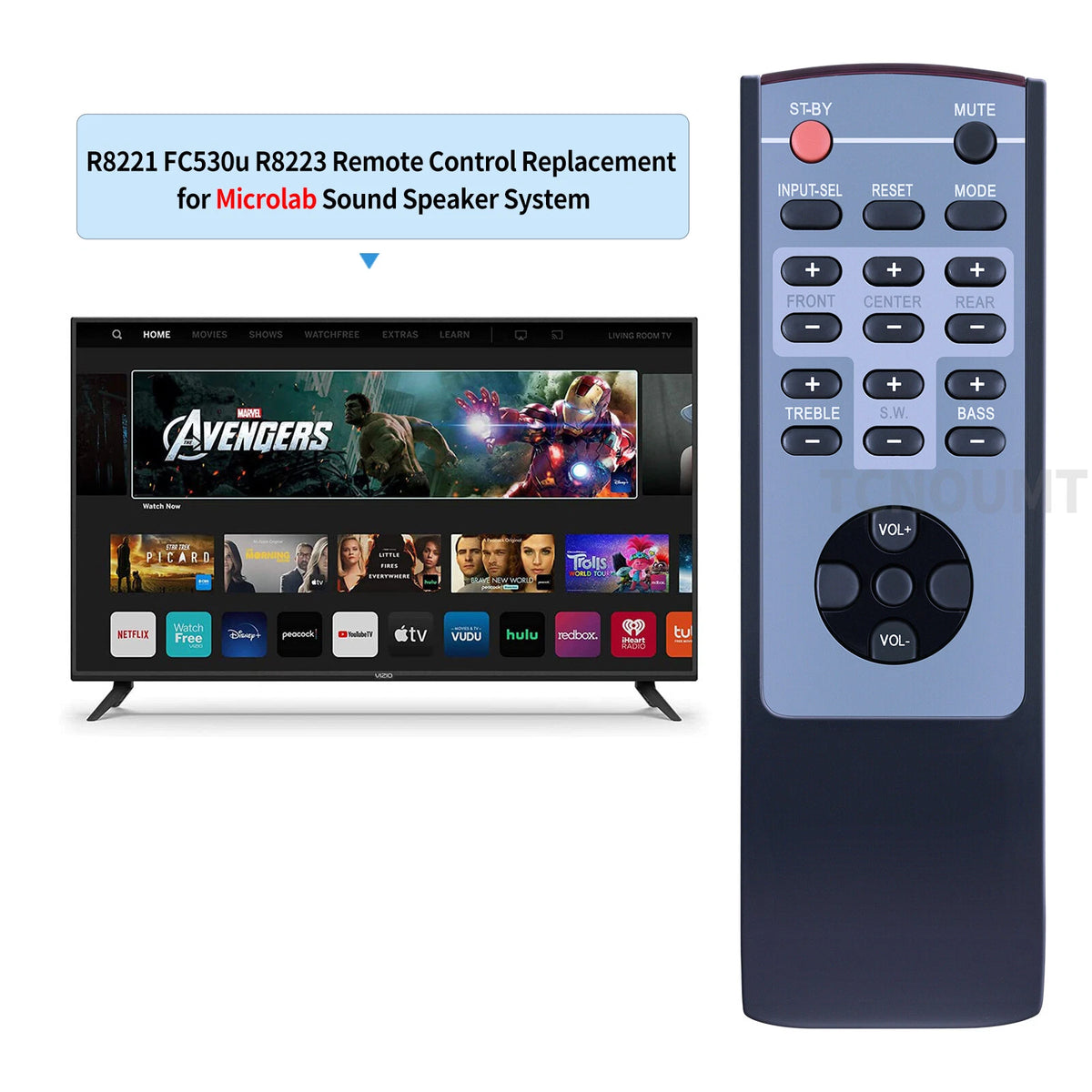 Remote Control For Microlab Sound Speaker System FC530u R8223 R8221