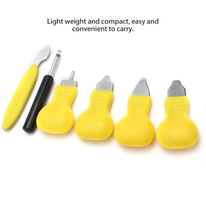 7Pack Watch Back Case Opener Rear Cover Pry Blade Remover Watchmaker Repair Tool