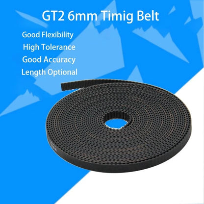 3D Printer 5 Meters GT2 Timing Belt and 10pcs Copper 5M
