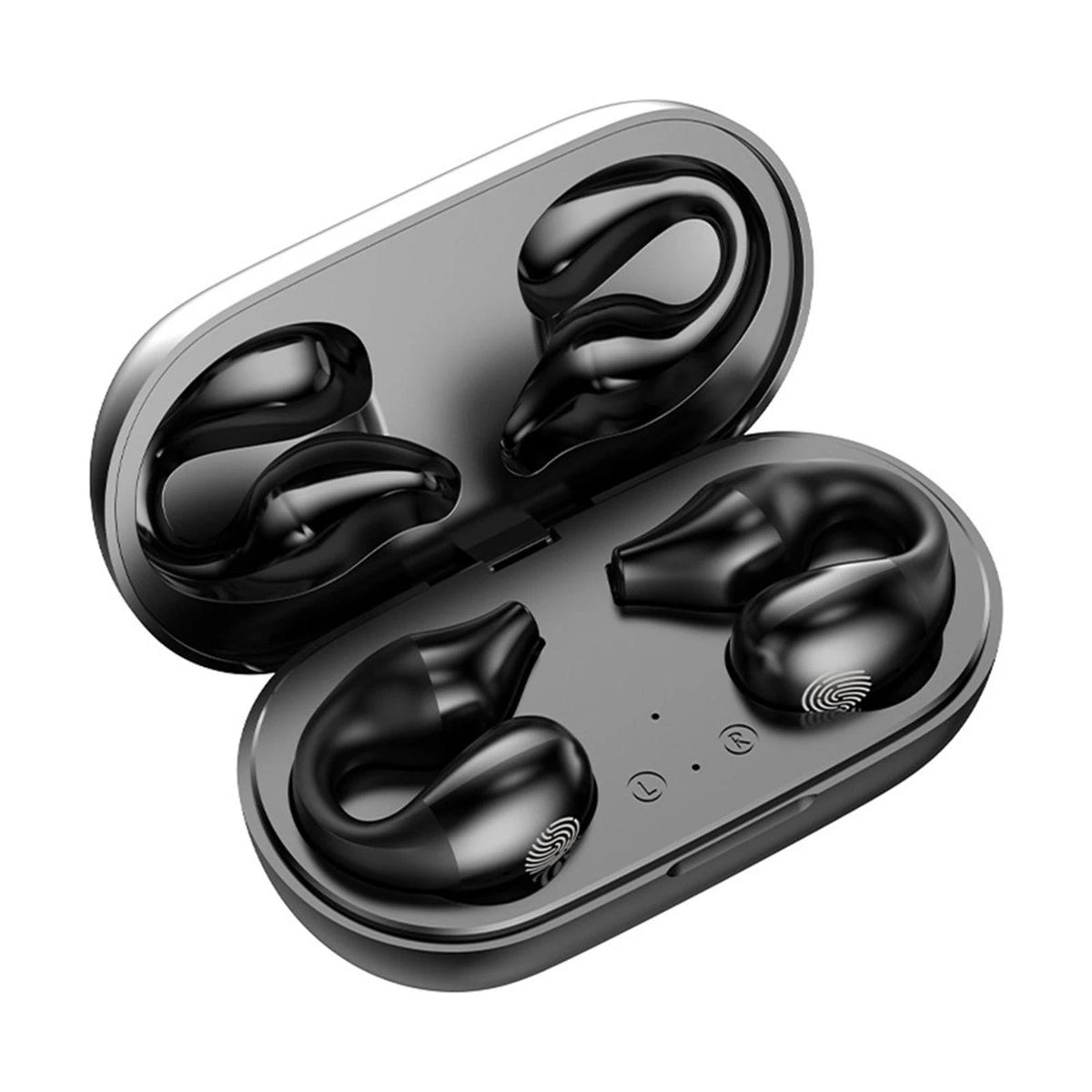 LED Bone Conduction Earbuds Wireless Bluetooth 5.2 Headphone HiFi Stereo Headset