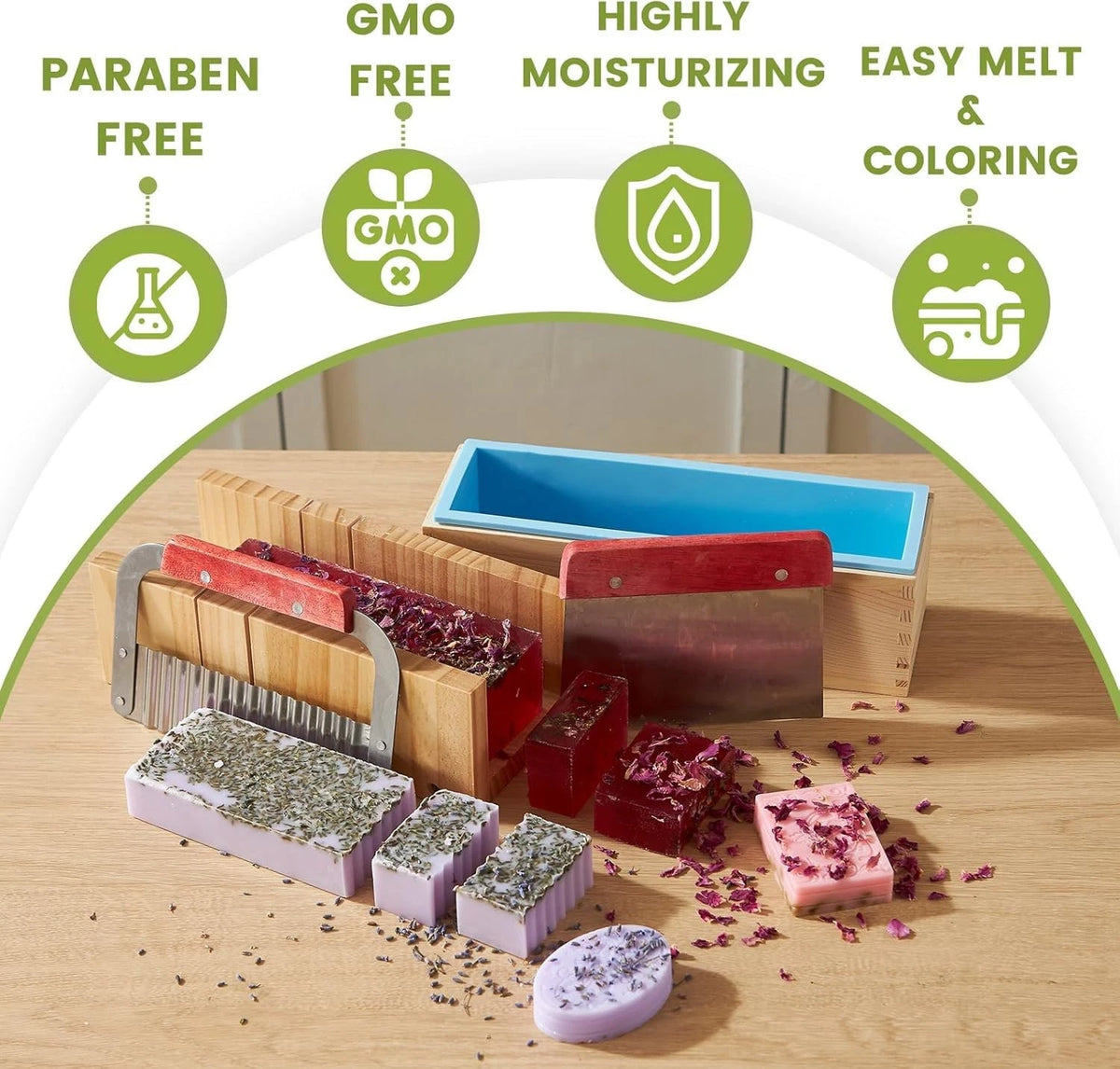 PIUH Basic DIY 2-in-1 Candle & Soap Making Supplies Kit with