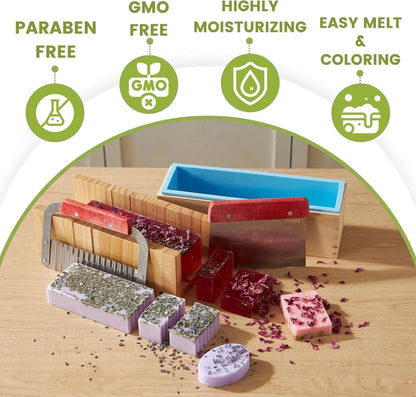 PIUH Basic DIY 2-in-1 Candle & Soap Making Supplies Kit with