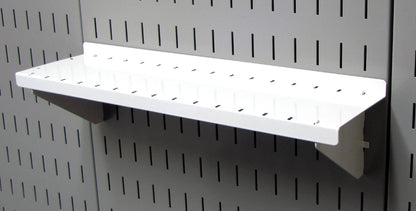 Wall Control Shelf 4in Deep Pegboard Assembly x 16in, White
