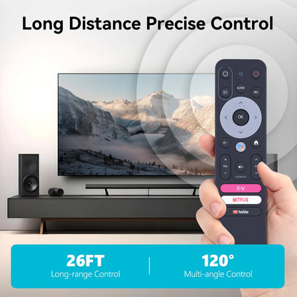 Remote Control For TVision HUB Streaming Device Google TV With Voice