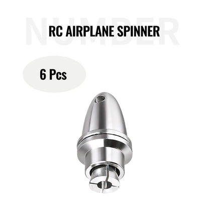 ZOWZEA 6 Pack RC Propeller Adapter, 3.17mm Motor Shaft Aperture to 3.17 x 6mm