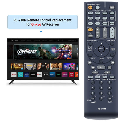 RC-710M Remote Control For Onkyo AV Receiver TX-SR606 TX-SR606S HT-S7100