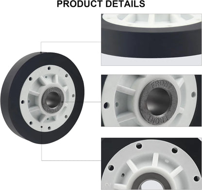37001042 Dryer Drum Support Roller Kit Compatibe with Whirl-pool Dryers...