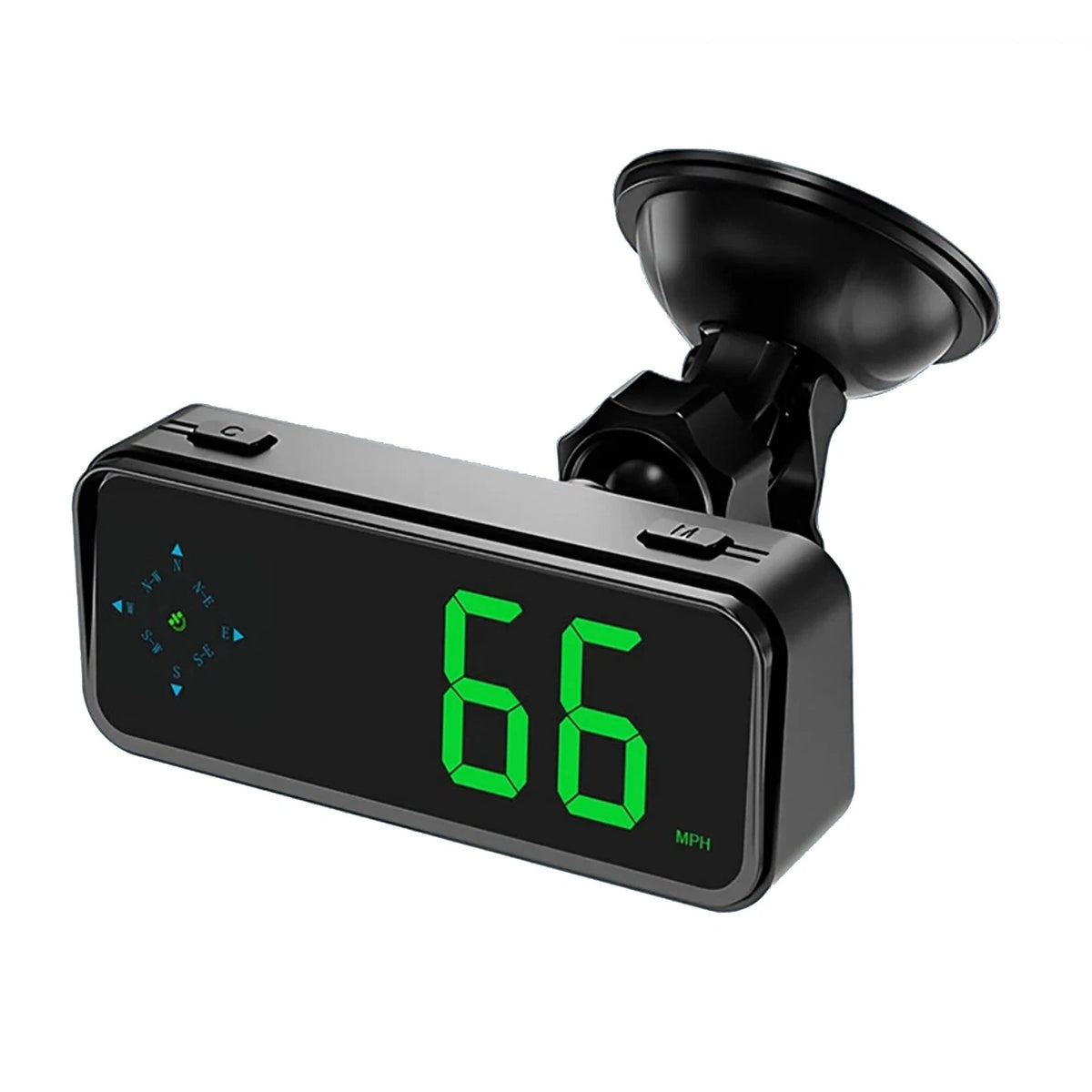 Mini GPS Car HUD Head Up Display Digital Speedometer With Compass Clock MPH/KMH