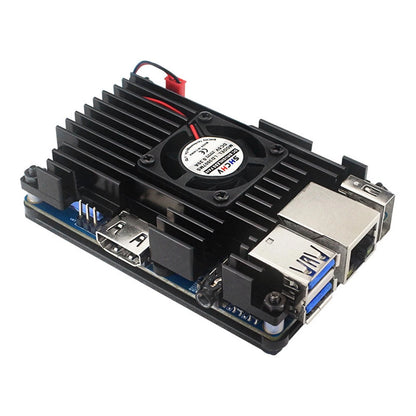 G Aluminum Case with Cooling Fan Active Passive Radiator Kit for Orange Pi 3 LTS