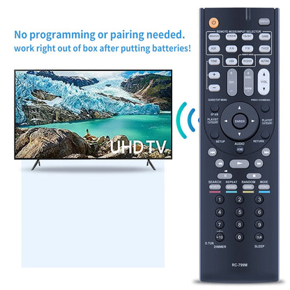 RC-799M Remote Control For Onkyo AV Receiver HT-R391 HTR558 HT-R590 HT-RC330