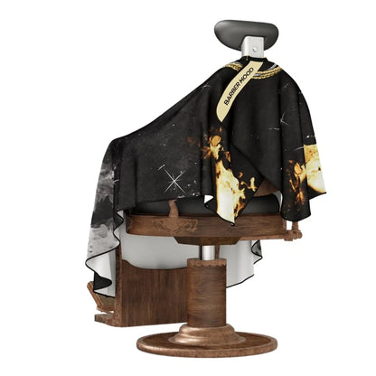 Professional Barber Cape - Hair Cutting with Adjustable X-Large, Multi