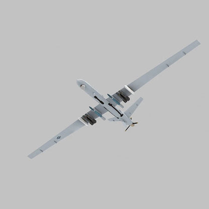 1/32 MQ-9 Reaper UAV Plane Paper Model Military Aircraft Unassembled Gift/Decor