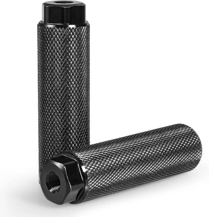 BMX Pegs, 2PCS Aluminum Alloy for Stunt Accessories Black
