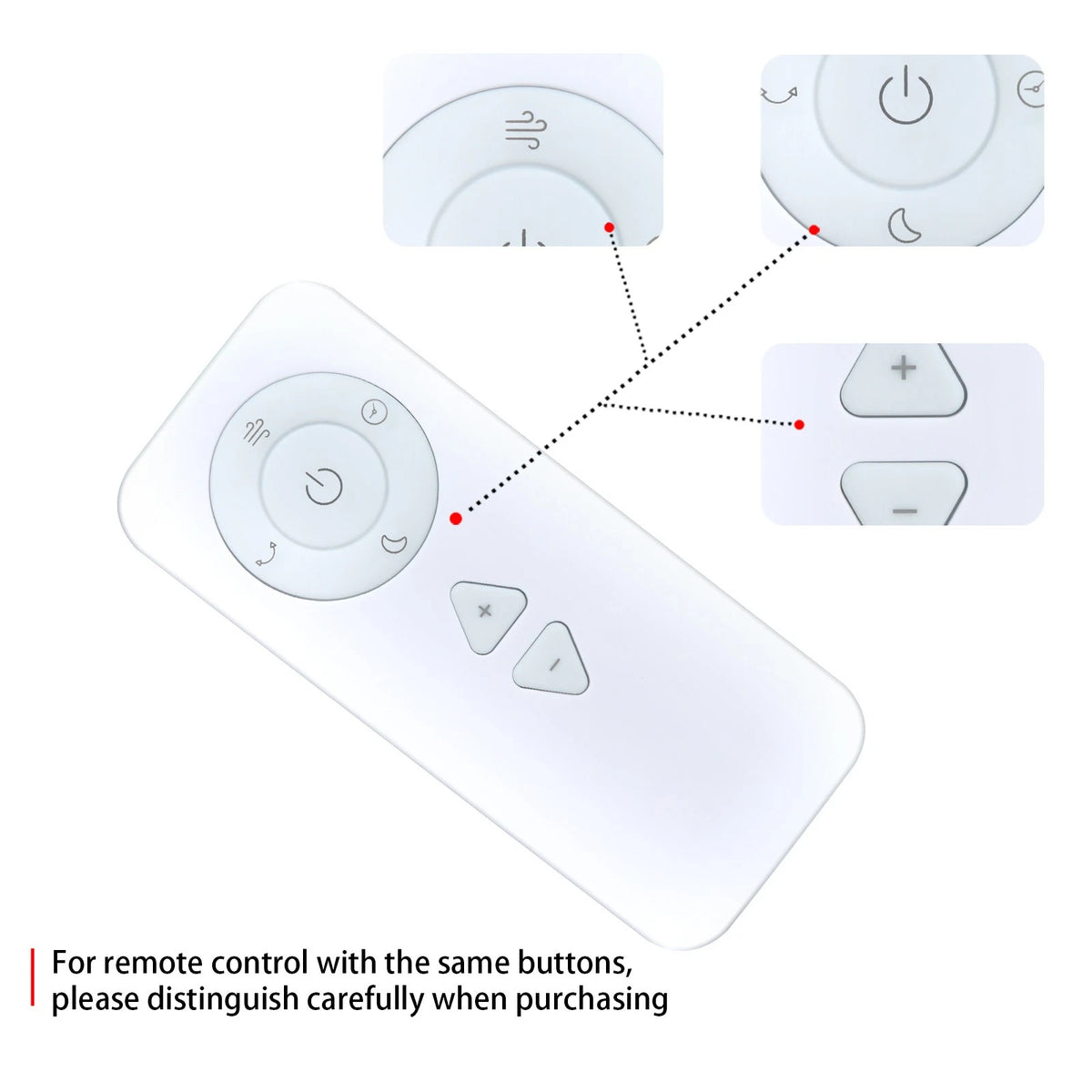 Remote Control For Sharp / TrendGear Bladeless Tower Fan BLF-YH06