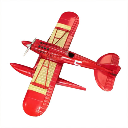 Diecast Macchi M.39 Racing Seaplane 1/72 Scale Model Aircraft with Base Stand