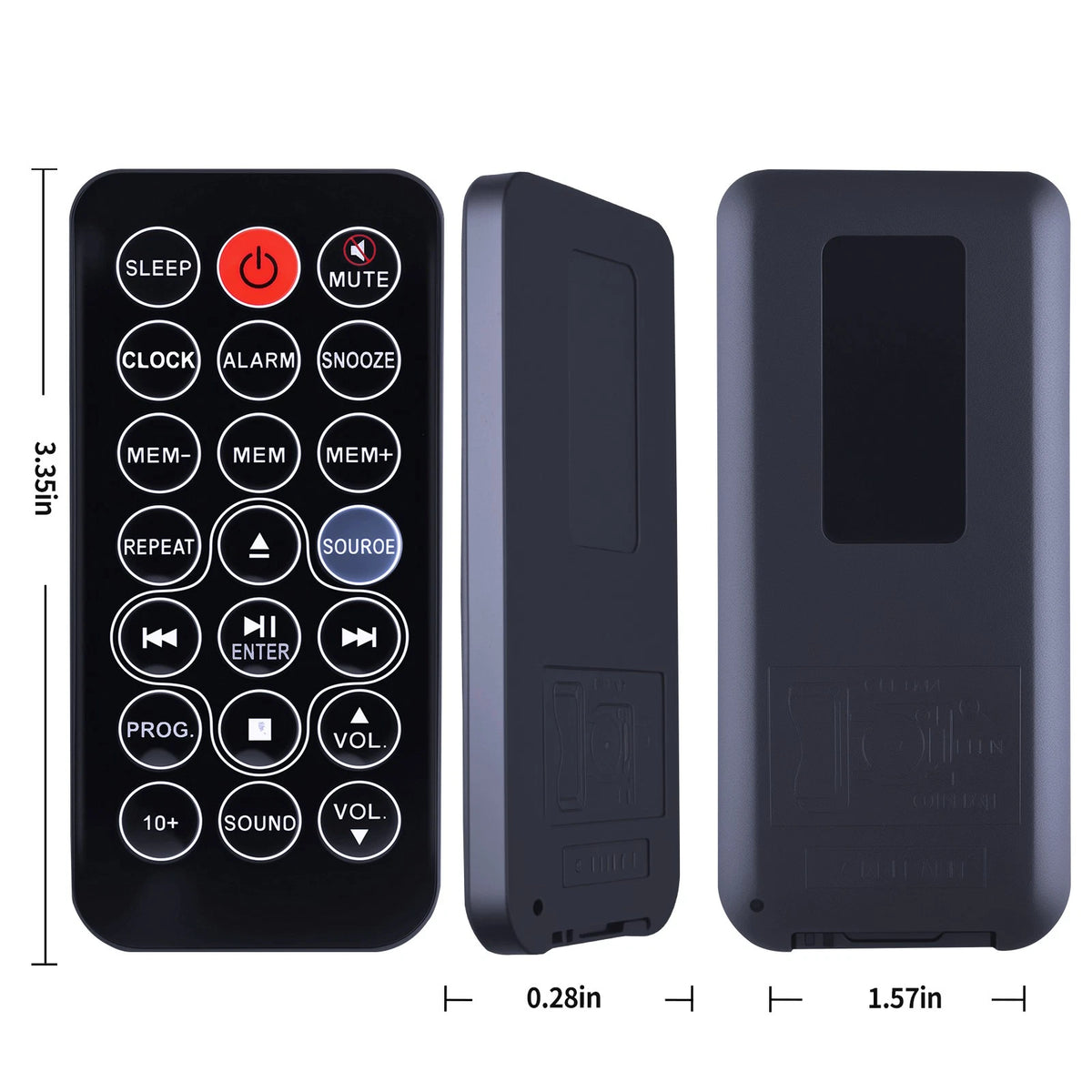 Remote Control For Thomson MIC200IBT MIC201IBT Compact Microhifi System