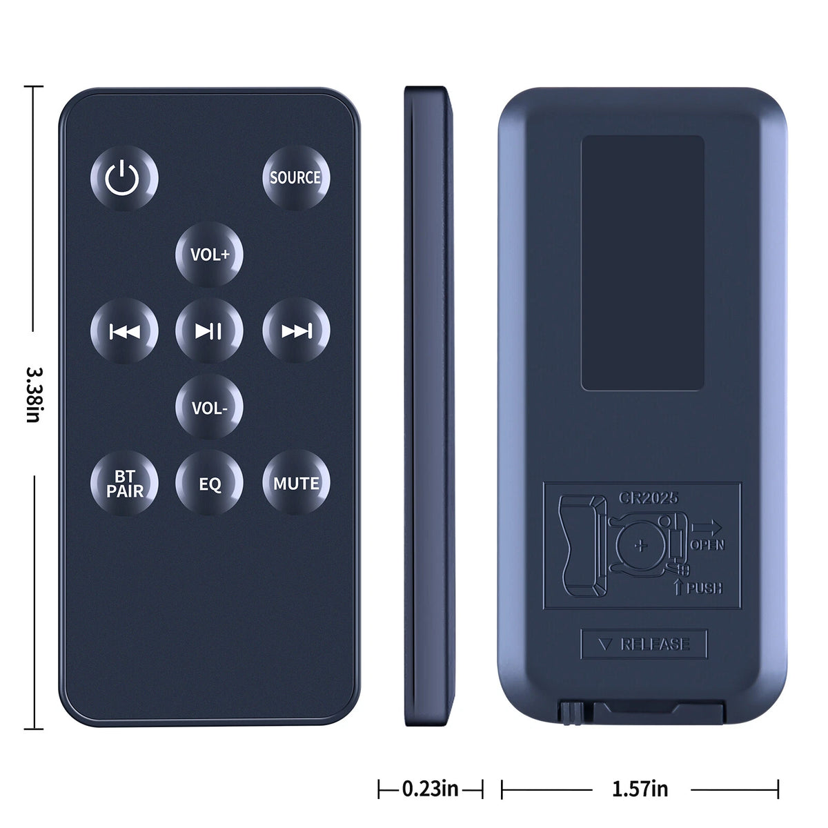 Replacement Remote Control For Sandstrom S47S13 Soundbar Speaker