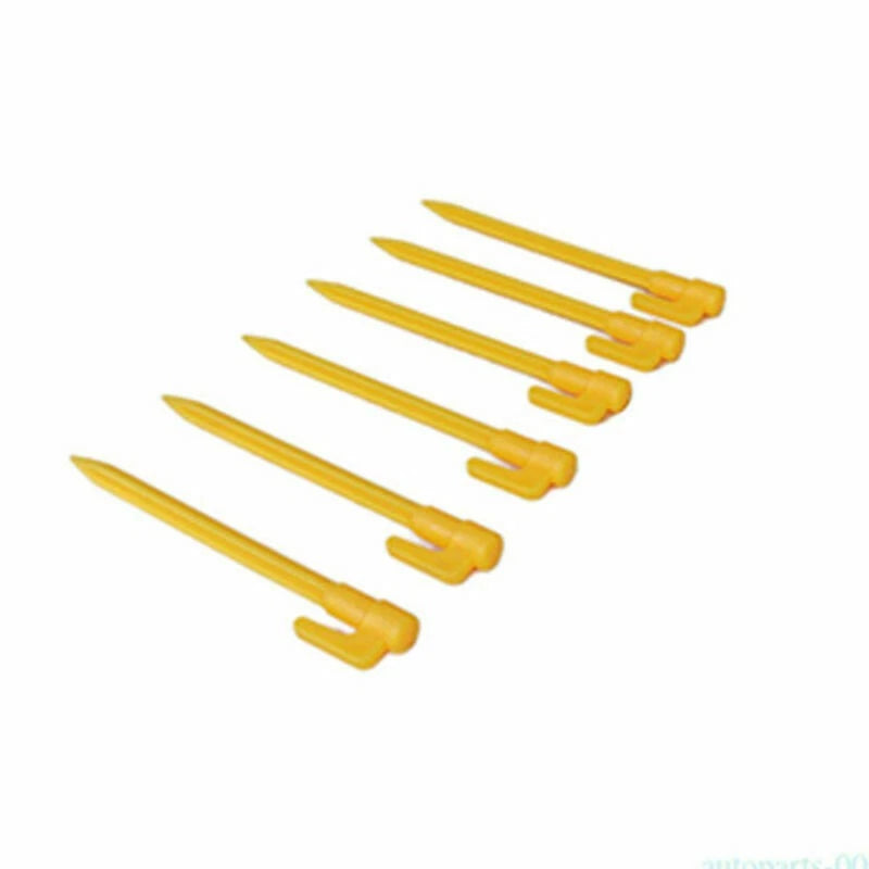 10Pcs Tent Ground Stakes Pegs Camping Soil Patio Gardening Heavy Duty Stake F