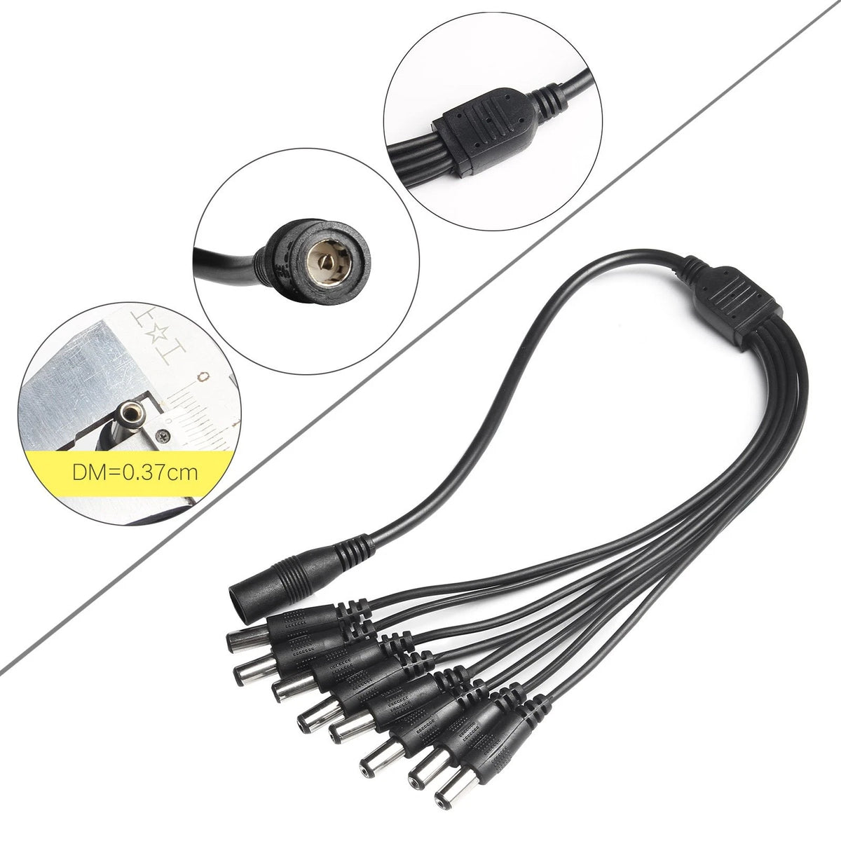 Fancy Buying Security Camera Power Adapter 12V 5A 100V-240V AC to DC Black