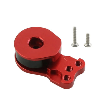 Red 25T CNC Aluminum Steering Servo Swing Arm Horn for 1/8 1/10 RC Crawler Car j