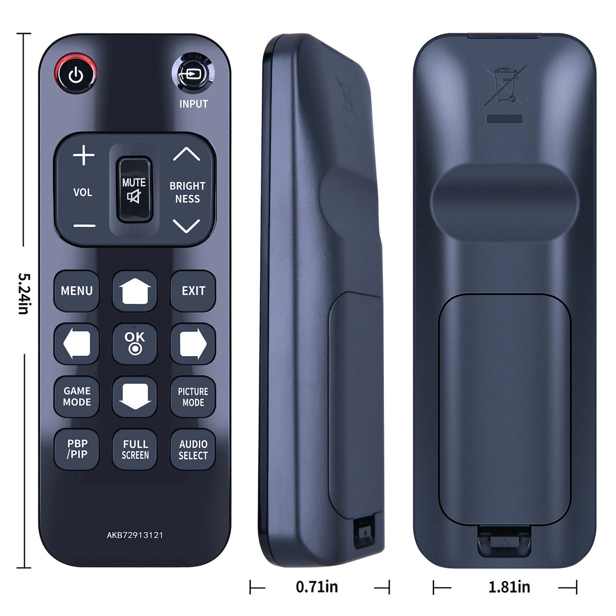 AKB72913121 AKB72913119 Remote Control For LG Monitor