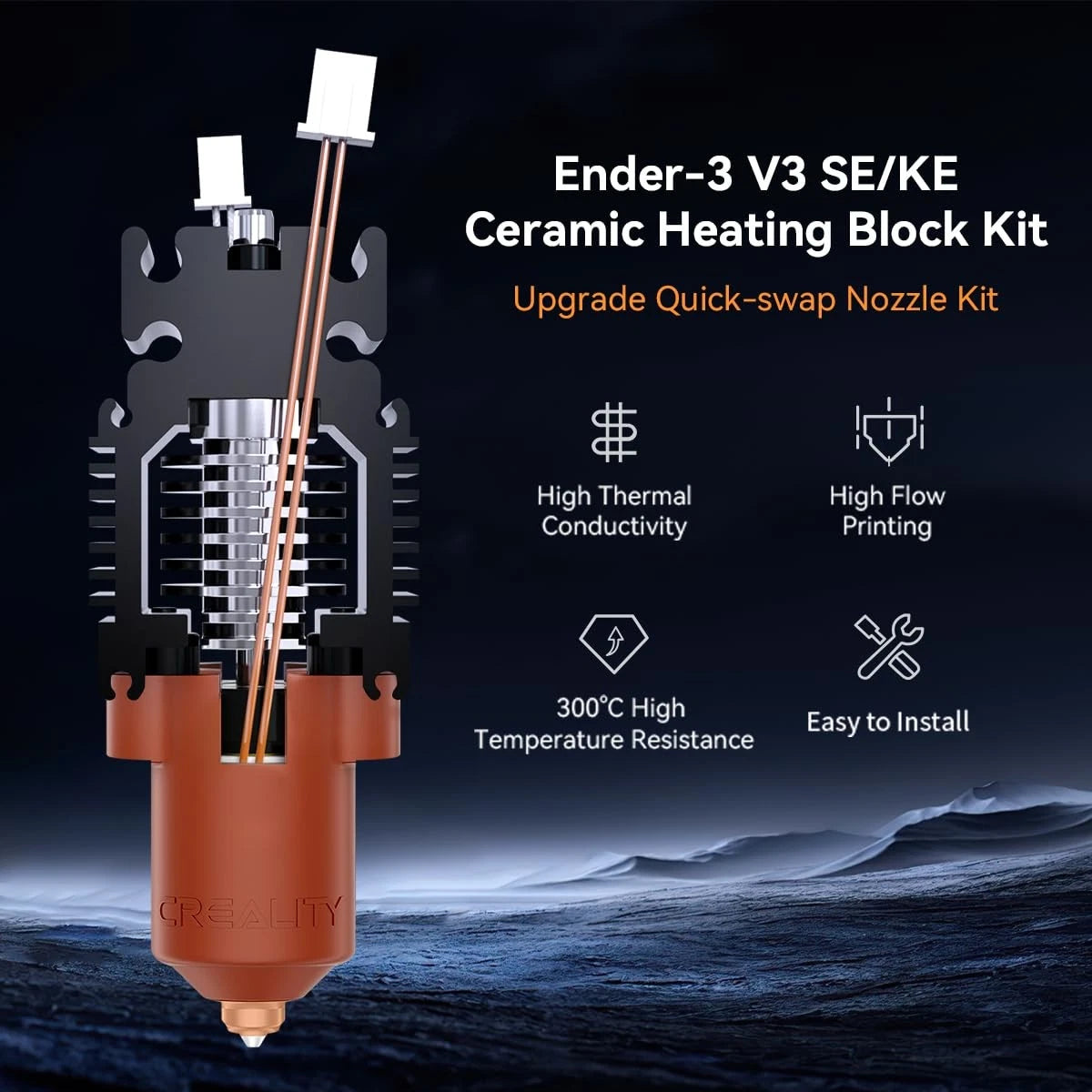 Creality Official Ender 3 V3 SE KE Hotend Upgrades Kit, 3D Printers Ceramic...
