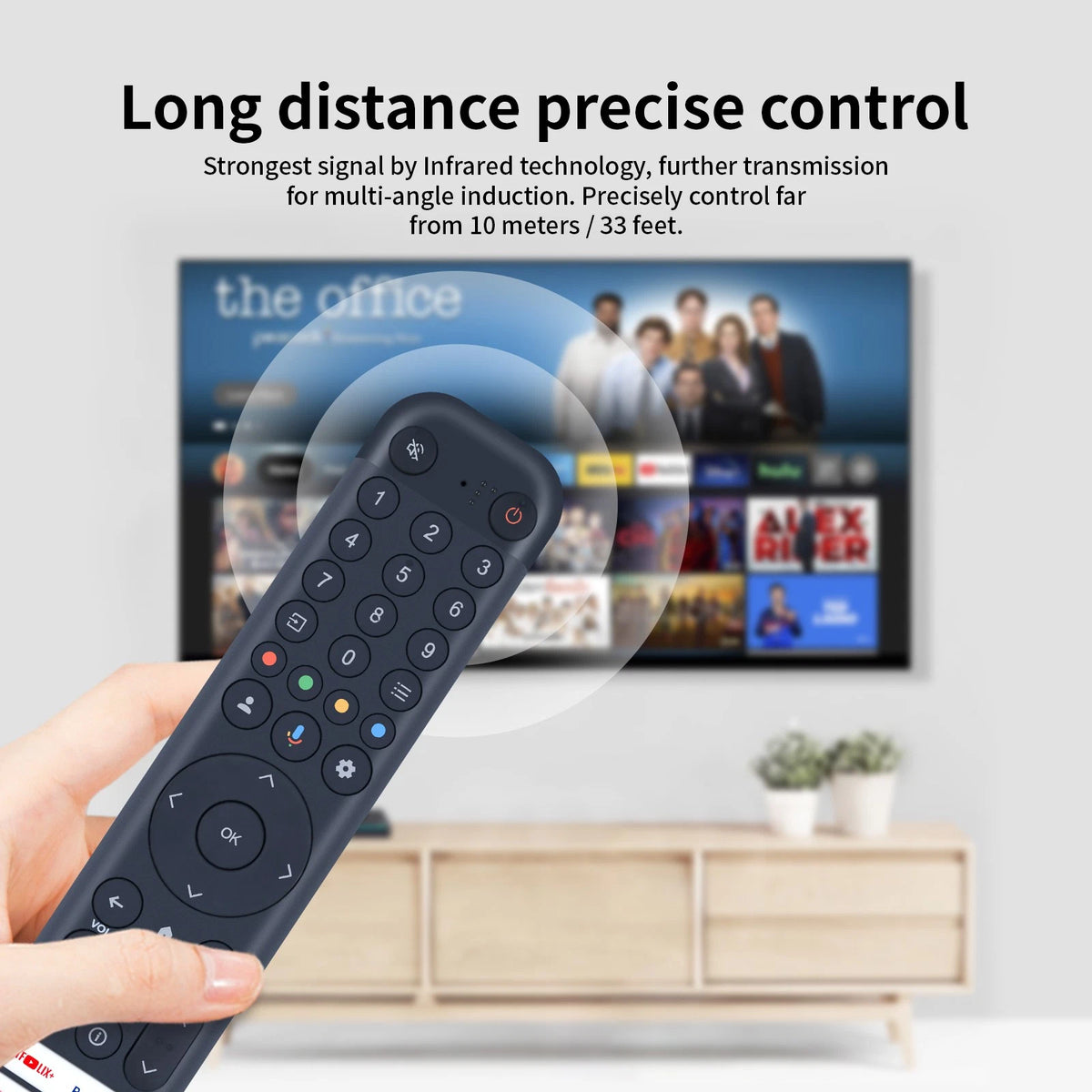 RC833 GUB2 Voice Remote Control For TCL LCD LED TV 65C845 55 75 65C745