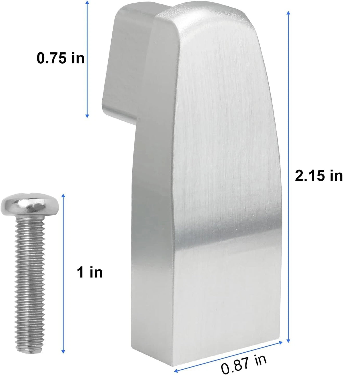 Aluminum Shower Door Towel Bar Brackets for Alumax/Basco Framed Silver