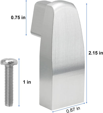 Aluminum Shower Door Towel Bar Brackets for Alumax/Basco Framed Silver