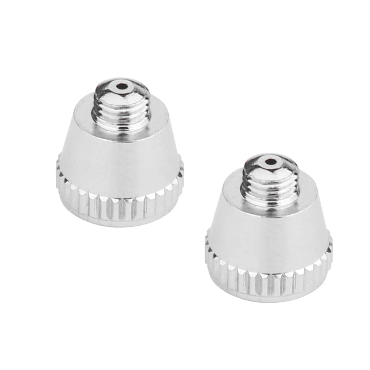 HUBEST 10PCS Airbrush Replacement Parts Kit (0.2mm/0.3mm/0.5mm) KIT 1, SILVER