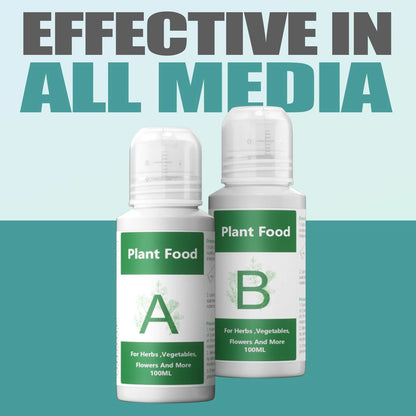 Hydroponics Nutrients for Aerogarden(800ml in Total), Plant Food A & B...