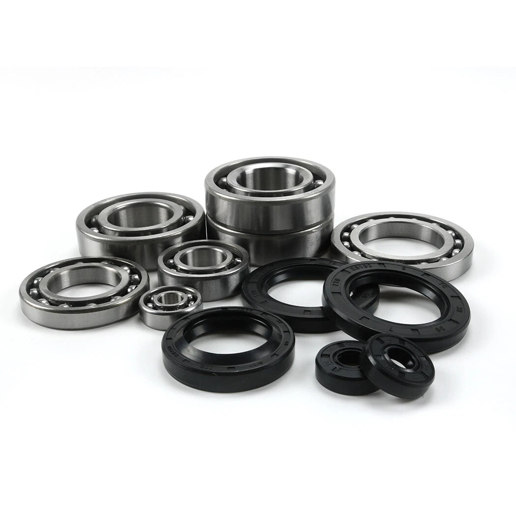 For POLARIS 400L 400 COMPLETE ENGINE REBUILD KIT CRANKSHAFT BEARING SEALS GASKET