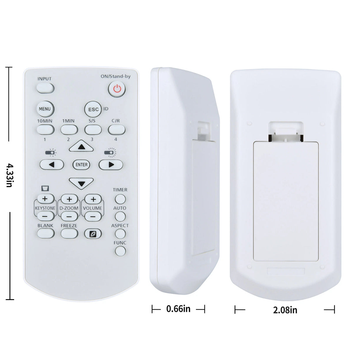 YT-161 Remote Control For Casio Projector XJ-F210WN S400W S400UN V10X V2