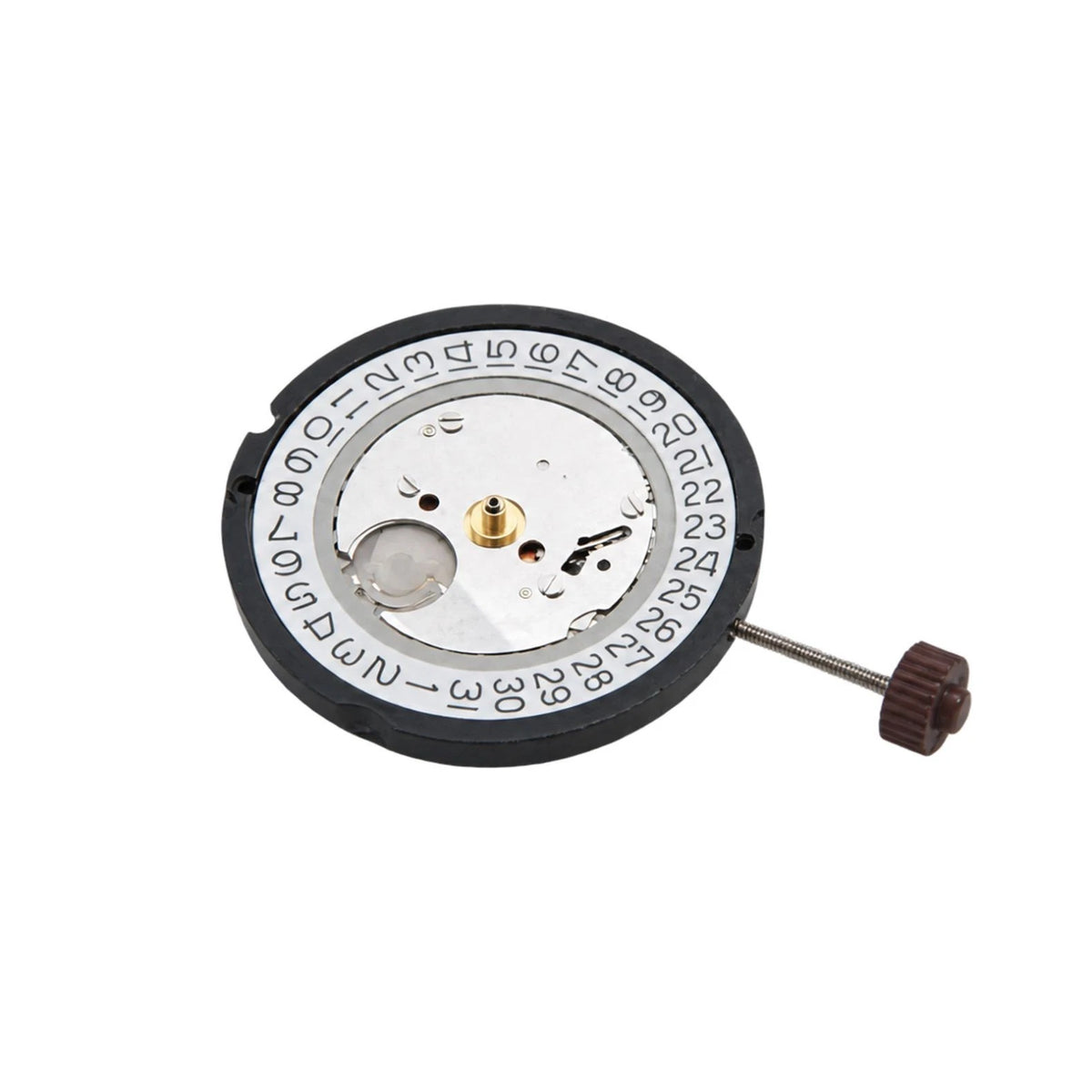 Date at 3 o'clock 3 Hands Movement For Ronda 515 Quartz Movement Watch
