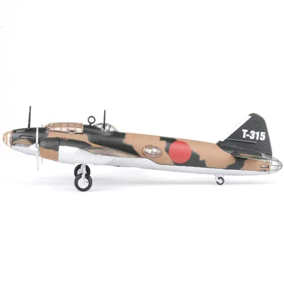 17cm Alloy 1/144 Scale WWII G4M Betty Bomber Airplane Model Plane Toy Gift Decor