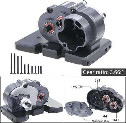 Aluminium Overdrive Gearbox DLX LCG Trans OD-3 Transmission for 1/10 LCG...