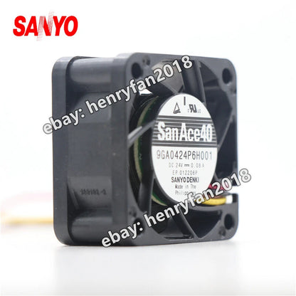 SANYO Denki 9GA0424P6H001 SanAce Fan DC 24V 0.08A 40*40*20MM 4-wire Cooling Fan