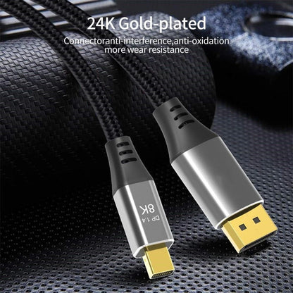 1m Laptop Mini DP to DP Cable Conversion Cord 8K@60Hz 4K@144Hz DisplayPort 1.4 j