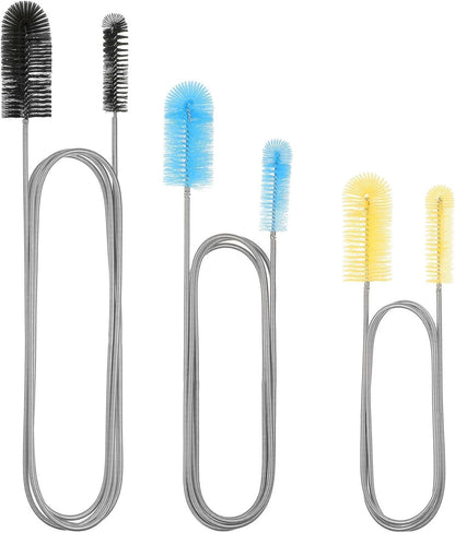 Patelai 3 Pieces Aquarium Filter Hose Brush 61.02 inches, 78.74 inches