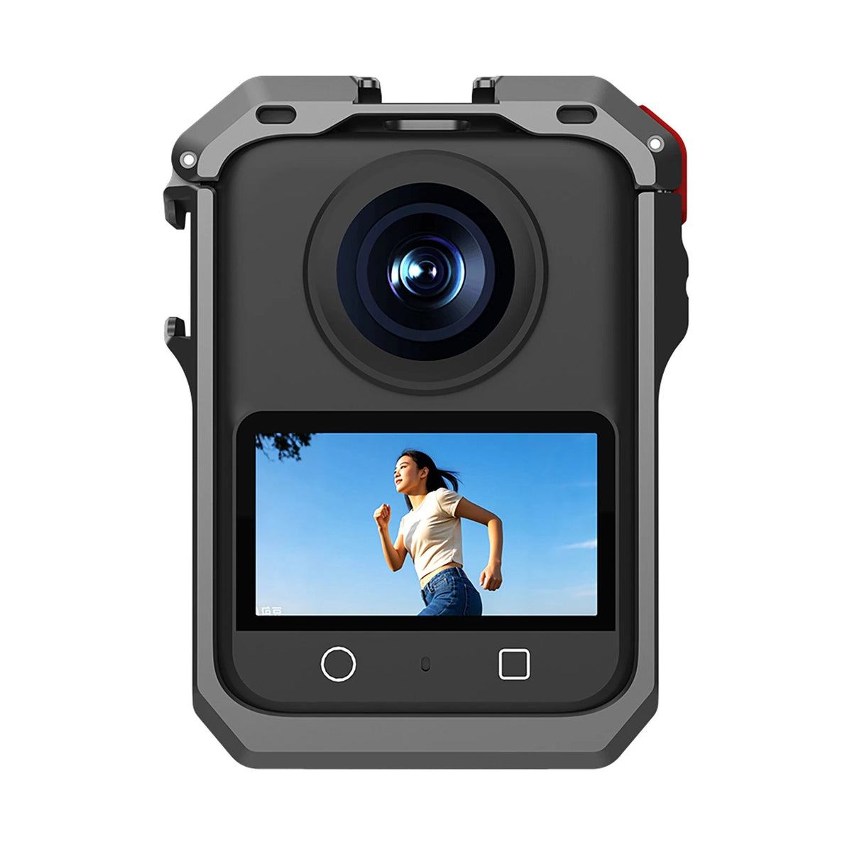 High Quality For DJI Osmo 360 Camera Metal Rabbit Cage Frame Case+Lens Cover