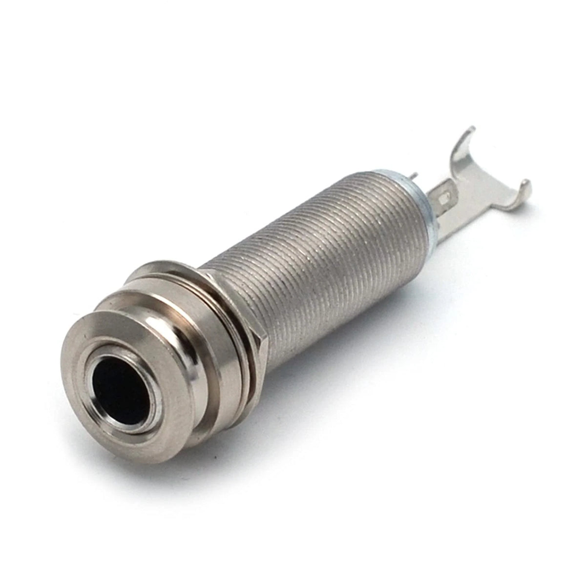 SAPHUE Brass Electric Guitar Bass 1/4Inch Barrel Jack 44.5x16cm, Chrome