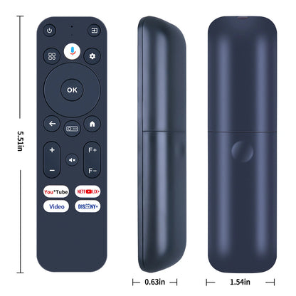 Replacement Remote Control For ETOE Whale Pro Android TV Projector Voice