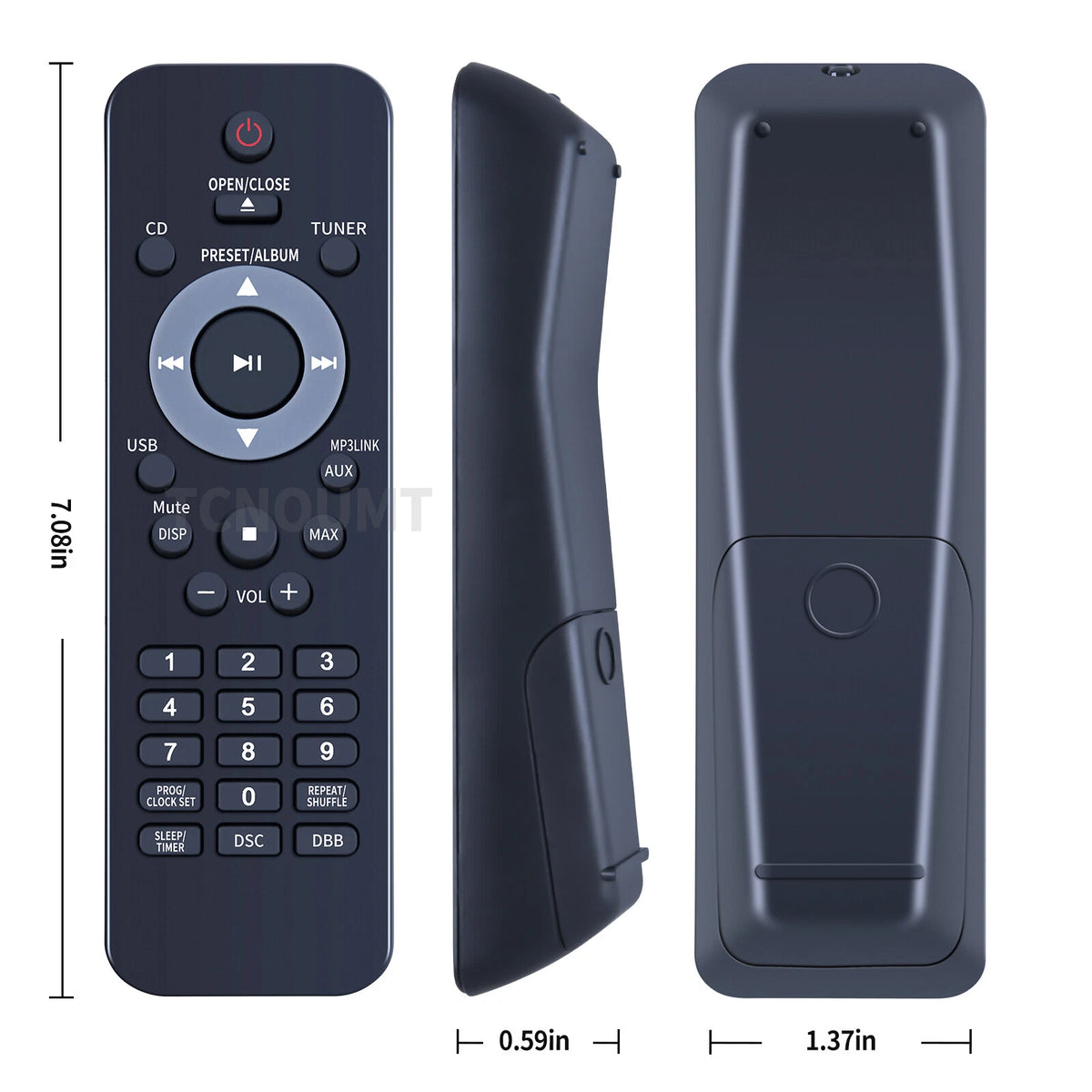 Remote Control For Philips DCM292 DCM276 DCM278 DCB852 Music Sound System