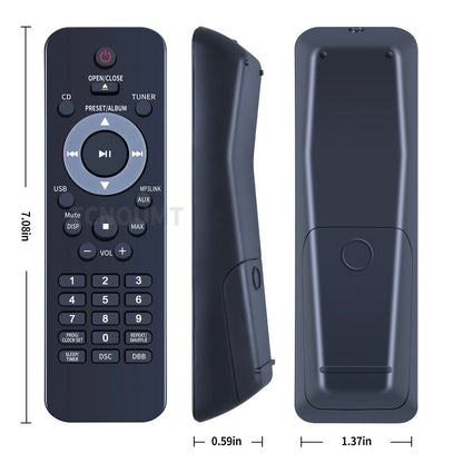 Remote Control For Philips DCM292 DCM276 DCM278 DCB852 Music Sound System