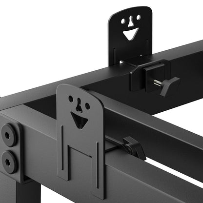 SUYAUU Non Slip Mattress Gaskets for Bed Frame, Cute Gaskets, Black