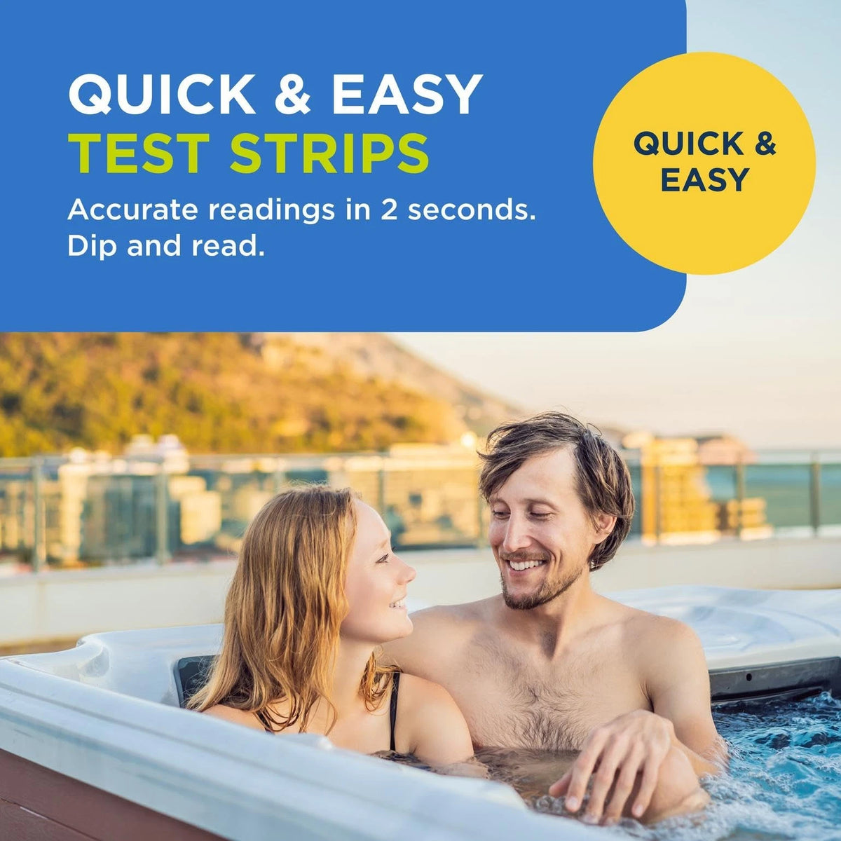 FROG @Ease Test Strips for Hot Tubs and Swim Spas - Strip with Out...