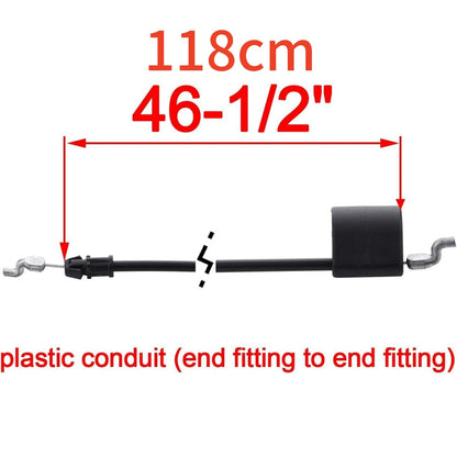 53.5in/136cm Lawn Mower Throttle Cable 532198463 Multi-model Compatibility